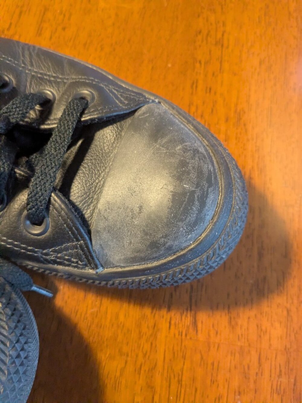 Converse Chuck Taylor All Star Low Black Mono Men's 11.5 Leather - Picture 15 of 16